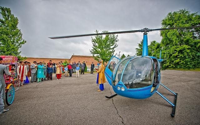 Wedding Helicopter Rental Services in Bhopal